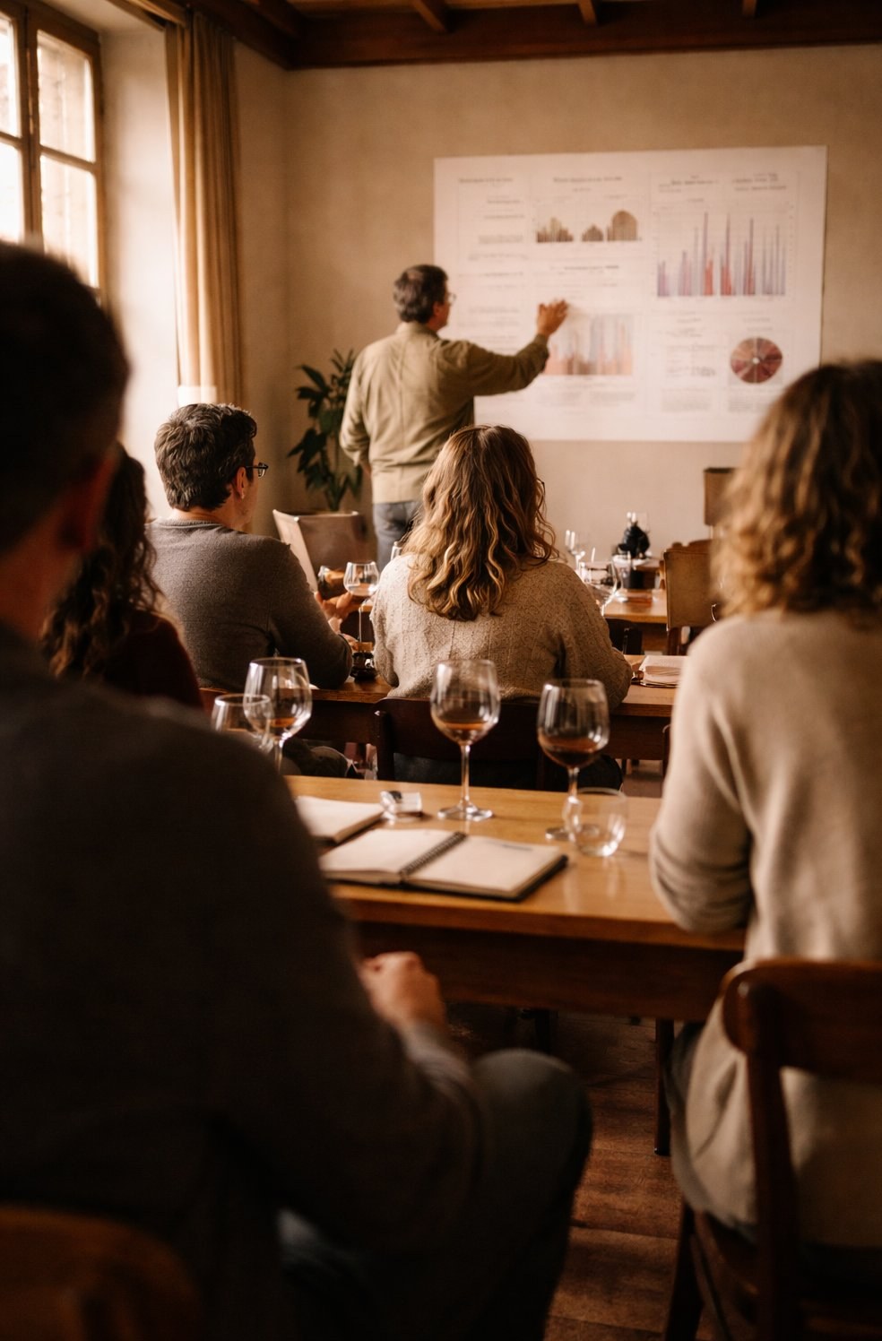 Sessione di formazione con degustazione tecnica