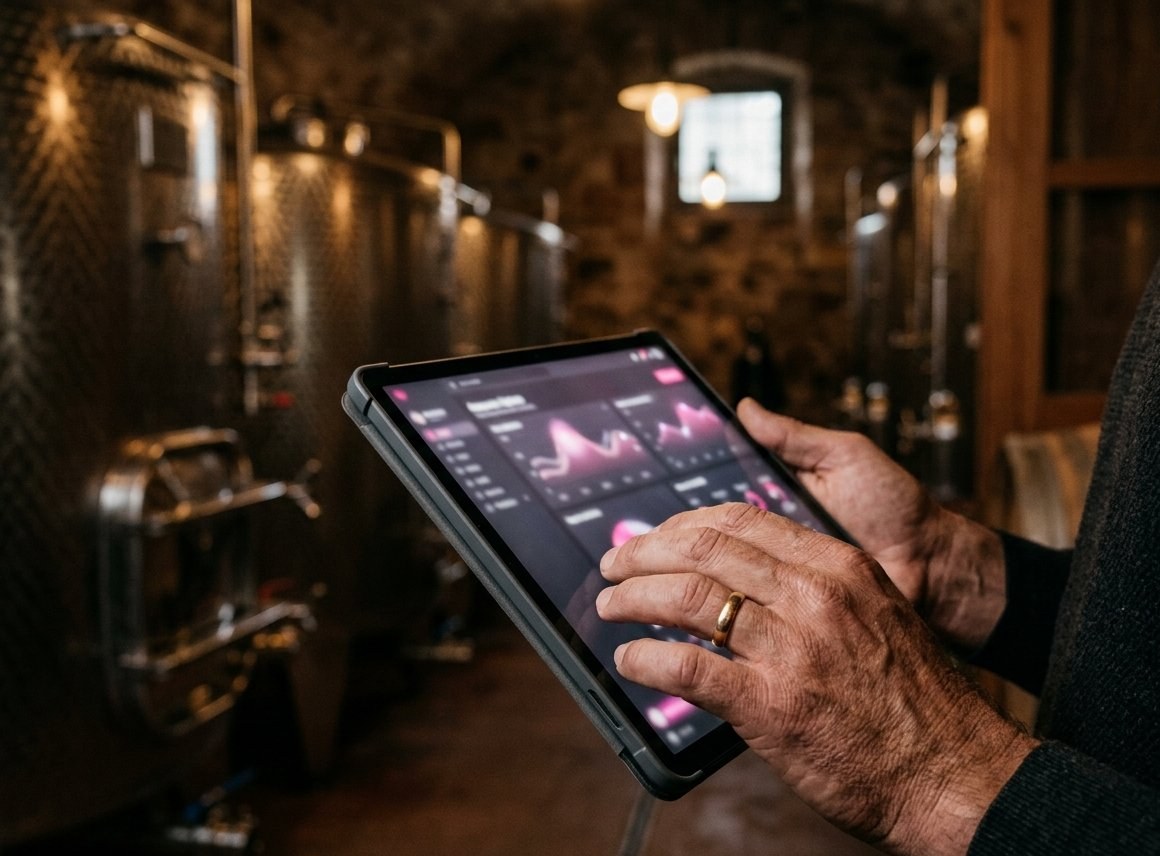 Software GENIO in uso su tablet in cantina