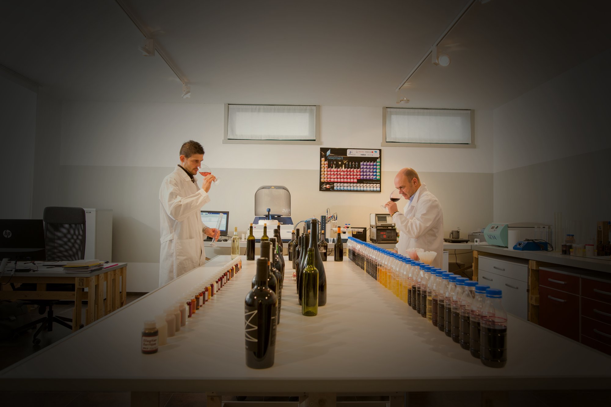 Laboratorio analisi interno di Impronta Enologica